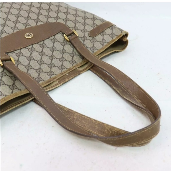 AUTHENTIC - Vintage Gucci PVC GG Supreme Tote - Picture 8 of 17